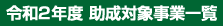 令和2年度 助成対象事業一覧