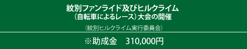 紋別ファンライド及びヒルクライム （自転車によるレース）大会の開催 紋別ヒルクライム実行委員会